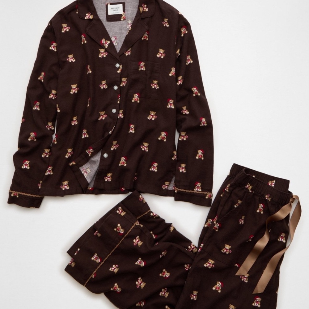 American Eagle Teddy Bear 🧸 Christmas Pajamas